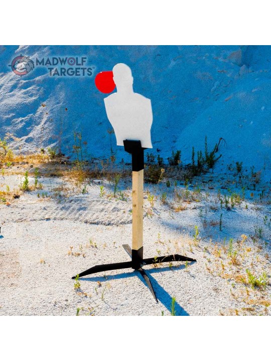 Steel Target Human Torso Reactive Tap Hostage Madwolf Targets